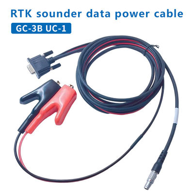 Купить Hi-Target GC-3B UC-1 Многофункциональный кабель GPS RTK Echo Sounder Подключение к батарее Y-образный кабель передачи данных Производство в сети