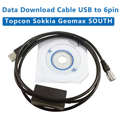 2025 Новые данные Скачать кабель USB к Хиросе Коннектор 6pin Коннектор Для Windows 7 8/10/XP Для Topcon Sokkia Gowin Юг