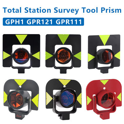 GPR111 GPH1 GPR121 Однопризма для Leica Общие станции Призма измерительного прибора Оффсет 0 мм Постоянный с мягким мешком