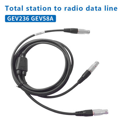 Y-образный кабель питания данных 8-PIN для GEV236 GEV58A беспроводное радиосоединение с общей станцией и внешней батареей