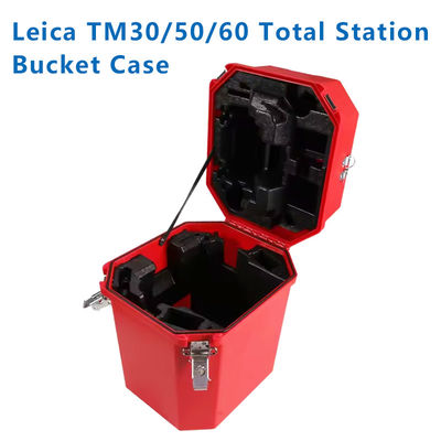 КРАСНЫЙ Пластиковый Жесткий Кейс для Переноски для Lei Co Carrying BOX для Тахеометра Lei Ca Total Station TM30 TM50 TM60 TS60