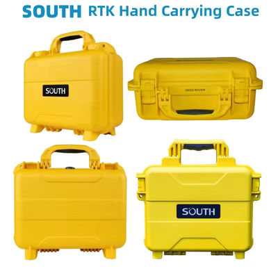 Новый желтый пластиковый жесткий кейс для геодезического прибора SOUTH RTK, переносной кейс для прибора, ящик для прибора